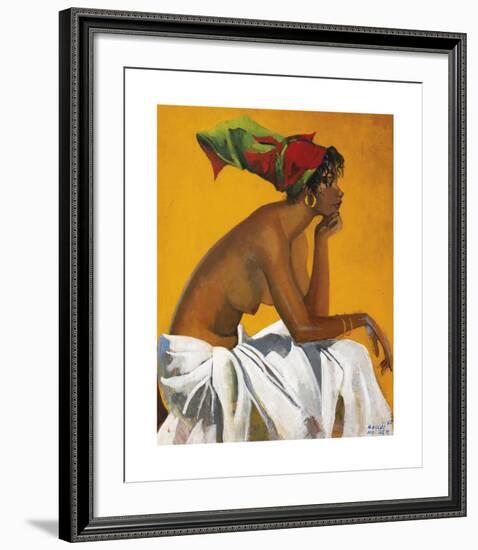 Skinny Lady Profile-Boscoe Holder-Framed Premium Giclee Print