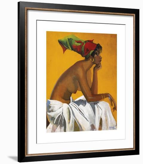 Skinny Lady Profile-Boscoe Holder-Framed Premium Giclee Print