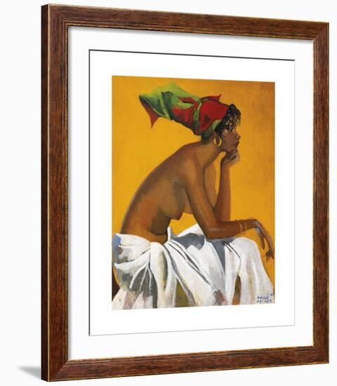 Skinny Lady Profile-Boscoe Holder-Framed Premium Giclee Print