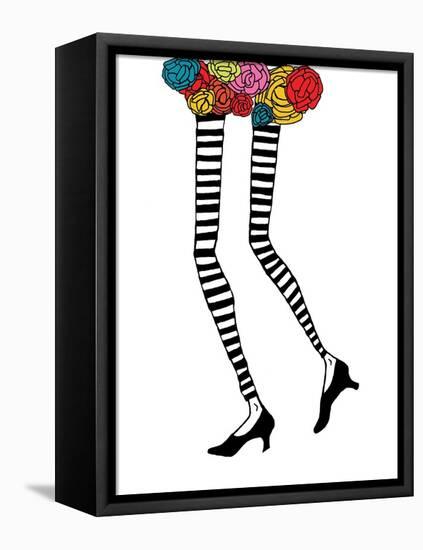 Skinny Legs 1-Jan Weiss-Framed Stretched Canvas