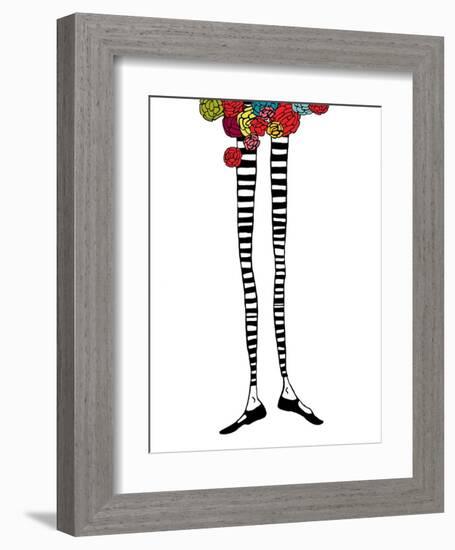 Skinny Legs 2-Jan Weiss-Framed Art Print