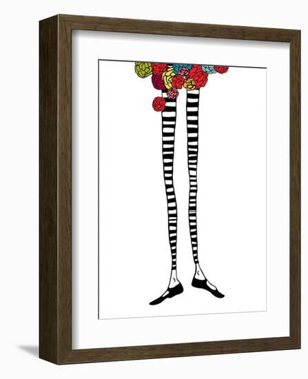 Skinny Legs 2-Jan Weiss-Framed Art Print