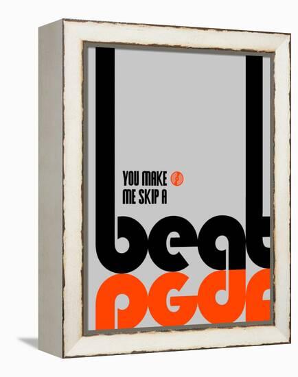 Skip a Beat Poster-NaxArt-Framed Stretched Canvas