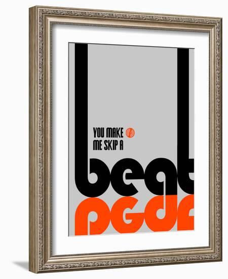 Skip a Beat Poster-NaxArt-Framed Premium Giclee Print