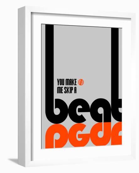 Skip a Beat Poster-NaxArt-Framed Premium Giclee Print