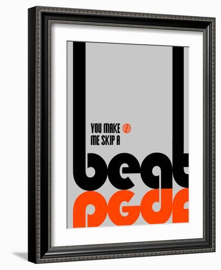 Skip a Beat Poster-NaxArt-Framed Premium Giclee Print