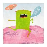 Alien Friend Number 4-Skip Teller-Stretched Canvas