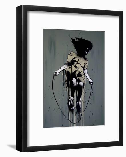 Skipping-Banksy-Framed Giclee Print