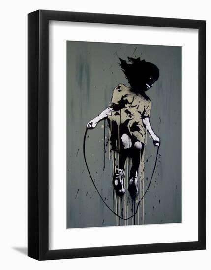 Skipping-Banksy-Framed Giclee Print