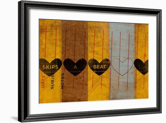 Skips a Beat-John W Golden-Framed Giclee Print