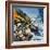 Skirmishes in the Snow-Gerry Wood-Framed Giclee Print