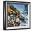 Skirmishes in the Snow-Gerry Wood-Framed Giclee Print