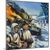 Skirmishes in the Snow-Gerry Wood-Mounted Giclee Print
