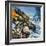 Skirmishes in the Snow-Gerry Wood-Framed Giclee Print