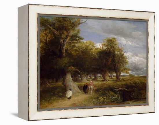 Skirts of the Forest, 1855 (Oil on Canvas)-David Cox-Framed Premier Image Canvas