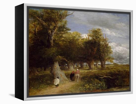 Skirts of the Forest, 1855 (Oil on Canvas)-David Cox-Framed Premier Image Canvas