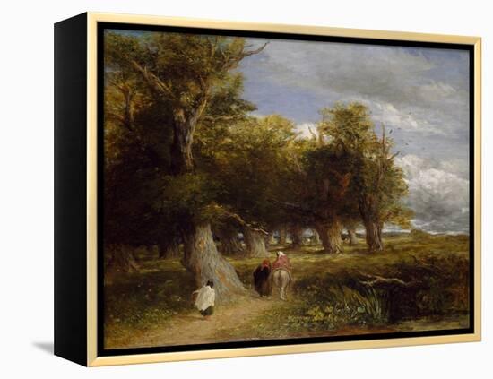 Skirts of the Forest, 1855 (Oil on Canvas)-David Cox-Framed Premier Image Canvas