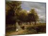 Skirts of the Forest, 1855 (Oil on Canvas)-David Cox-Mounted Giclee Print