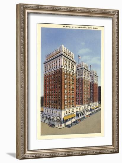 Skirvin Hotel, Okalahoma City-null-Framed Art Print