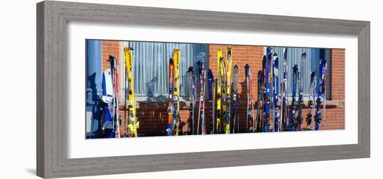 Skis at Vail, Colorado-null-Framed Photographic Print