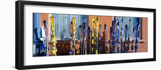 Skis at Vail, Colorado-null-Framed Photographic Print