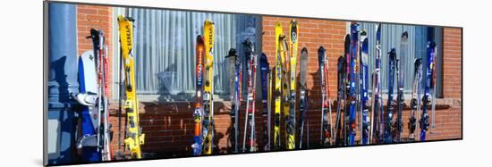 Skis at Vail, Colorado-null-Mounted Photographic Print