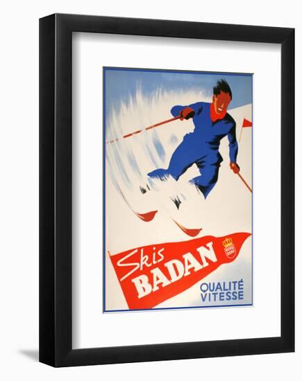 Skis Badan-Vintage Posters-Framed Giclee Print