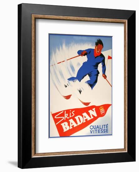 Skis Badan-Vintage Posters-Framed Giclee Print