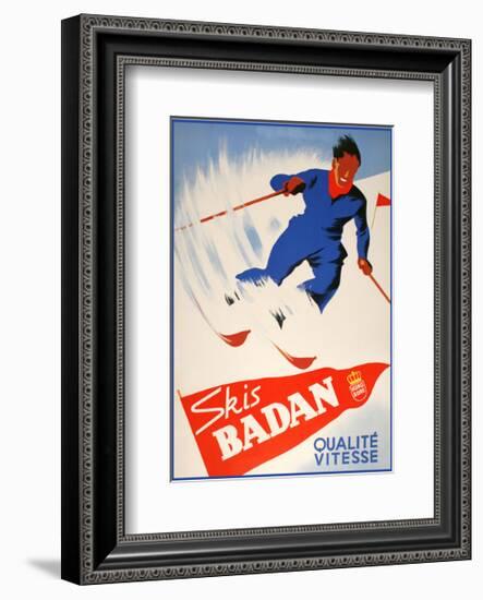 Skis Badan-Vintage Posters-Framed Giclee Print