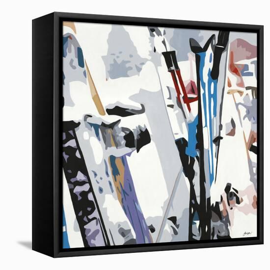 Skis-BethAnn Lawson-Framed Stretched Canvas