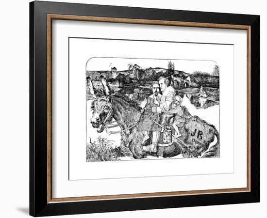 Skit on 'Sir Isumbras' and the P.R.B.-John Everett Millais-Framed Giclee Print