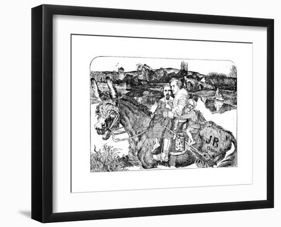 Skit on 'Sir Isumbras' and the P.R.B.-John Everett Millais-Framed Giclee Print