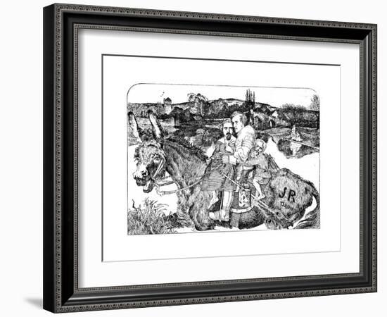 Skit on 'Sir Isumbras' and the P.R.B.-John Everett Millais-Framed Giclee Print