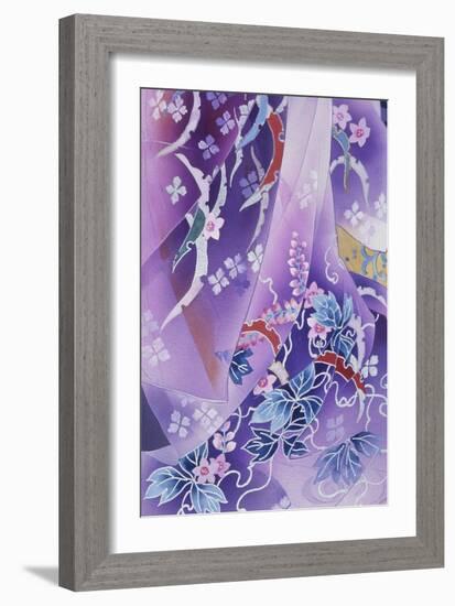 Skiyu Purple Robe 12971 Crop 1-Haruyo Morita-Framed Art Print