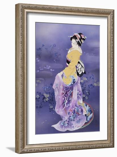 Skiyu Purple Robe-Haruyo Morita-Framed Art Print