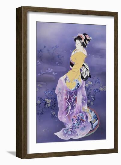 Skiyu Purple Robe-Haruyo Morita-Framed Art Print