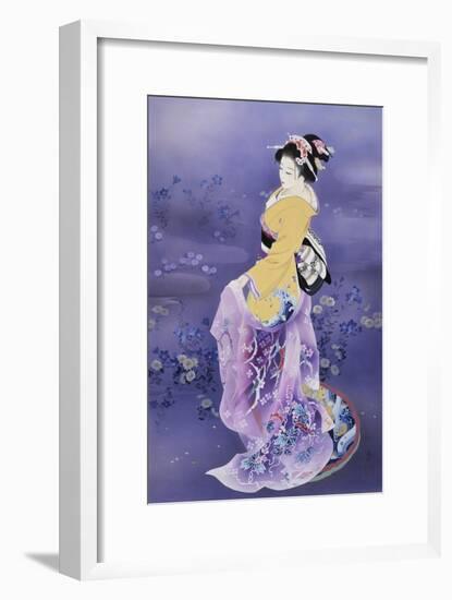 Skiyu Purple Robe-Haruyo Morita-Framed Art Print