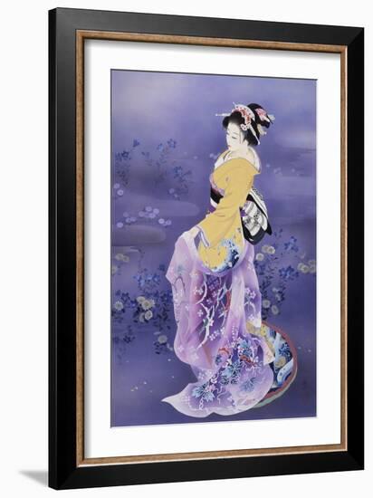 Skiyu Purple Robe-Haruyo Morita-Framed Art Print