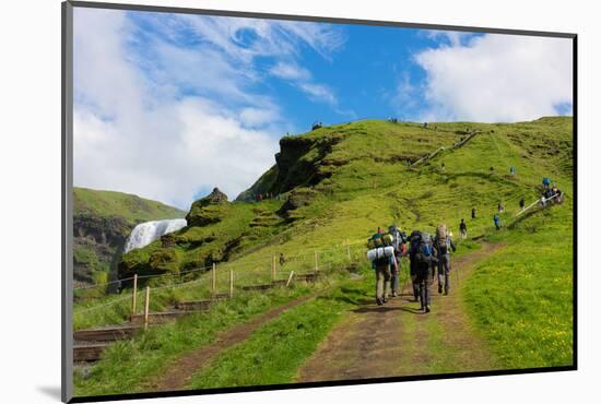 Skogafoss, Hiking Trail, Porsmšrk-Catharina Lux-Mounted Photographic Print