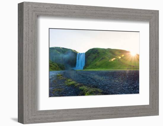 Skogafoss, Sunrise-Catharina Lux-Framed Photographic Print