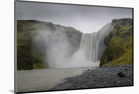 Skogafoss waterfall, Iceland, Polar Regions-Jon Reaves-Mounted Photographic Print