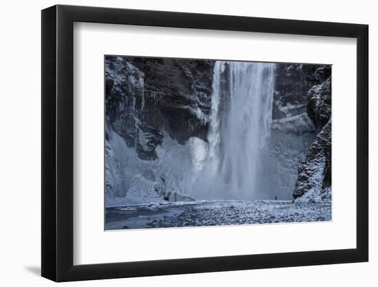 Skogafoss Waterfall in Southern Iceland-Alex Saberi-Framed Photographic Print