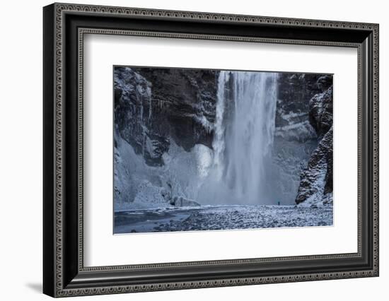 Skogafoss Waterfall in Southern Iceland-Alex Saberi-Framed Photographic Print