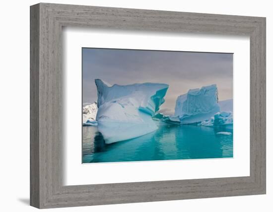 Skontorp cove, Paradise Bay, Antarctica.-Sergio Pitamitz-Framed Photographic Print