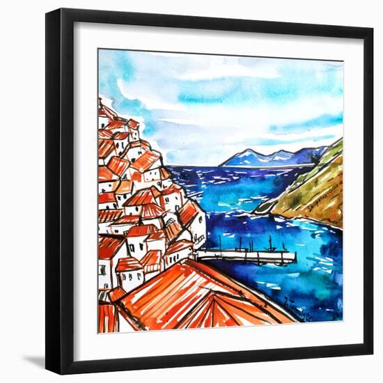 Skopelos / Greece-Julija Belickienė-Framed Giclee Print