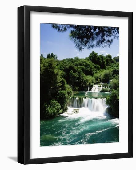 Skradinski Buk Waterfalls, Krka National Park, Dalmatia, Croatia, Europe-Gavin Hellier-Framed Photographic Print