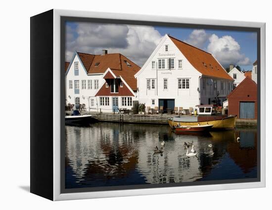Skudeneshavn, Norway, Scandinavia, Europe-David Lomax-Framed Premier Image Canvas