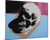 Skull, 1976 (white on blue and pink)-Andy Warhol-Mounted Art Print