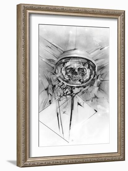 Skull 55-Alexis Marcou-Framed Art Print