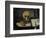 Skull and Candlestick, circa 1866-Paul Cézanne-Framed Giclee Print